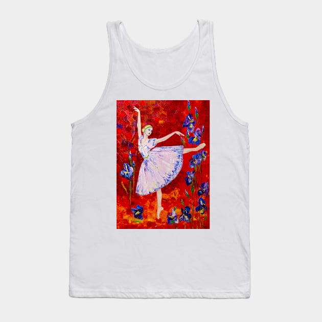 Waltz of the Flowers. Irises Tank Top by NataliaShchip